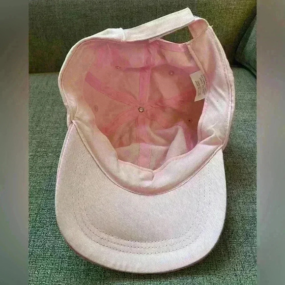 Think Pink Breast Cancer Awareness womens velcrow back ball hat - Picture 5 of 8